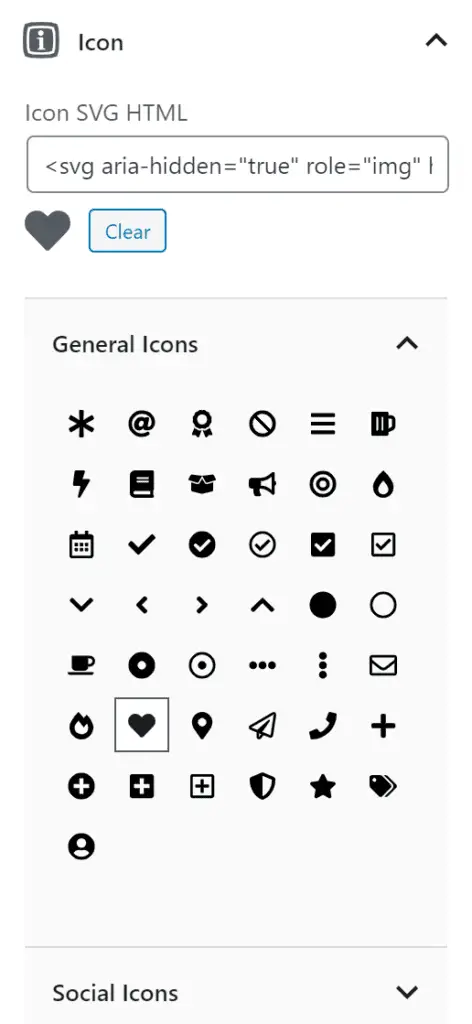 GenerateBlocks Icon Component
