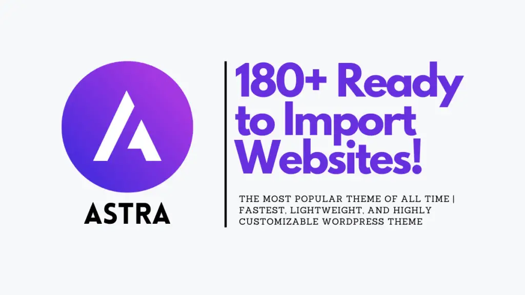 Astra the best WordPress theme